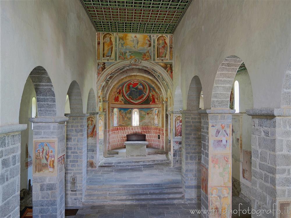 Biasca (Ticino, Switzerland) - Interior of the Church of San Pietro